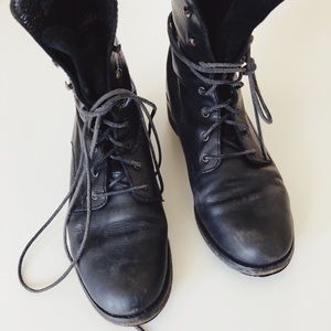 Madewell combat boots